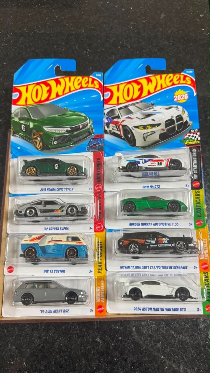Miniaturas Hot wheels. A partir de R$24,00