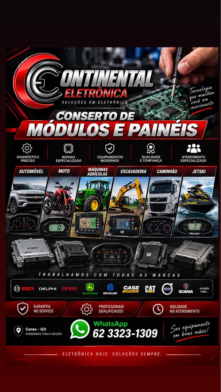 módulos e painel 