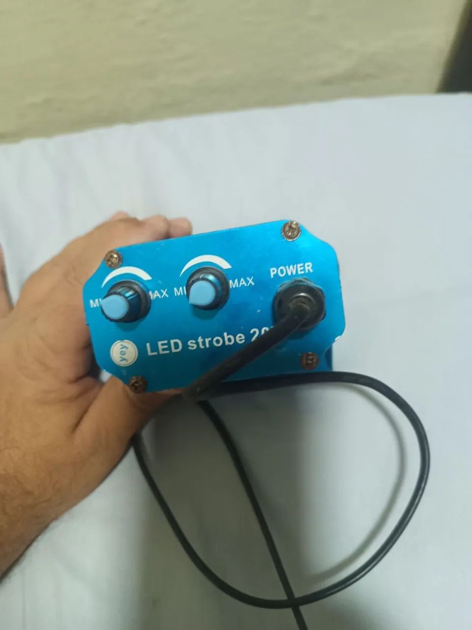 Strobo Laser Led Efeito Flash Branco Luz 5050 20w TB0788 - Foto 2