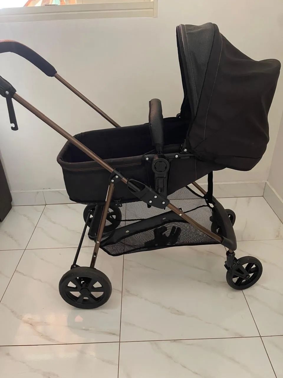 Carrinho Moisés preto 