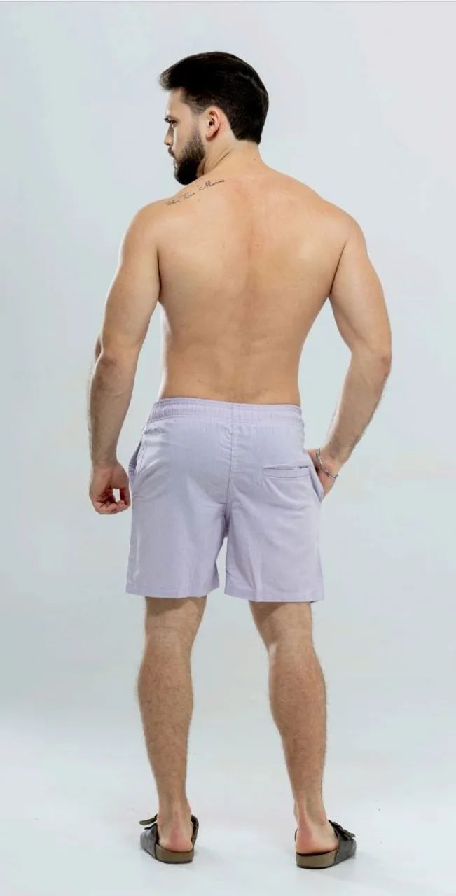 Short mauríncinho em Linho  - Foto 2