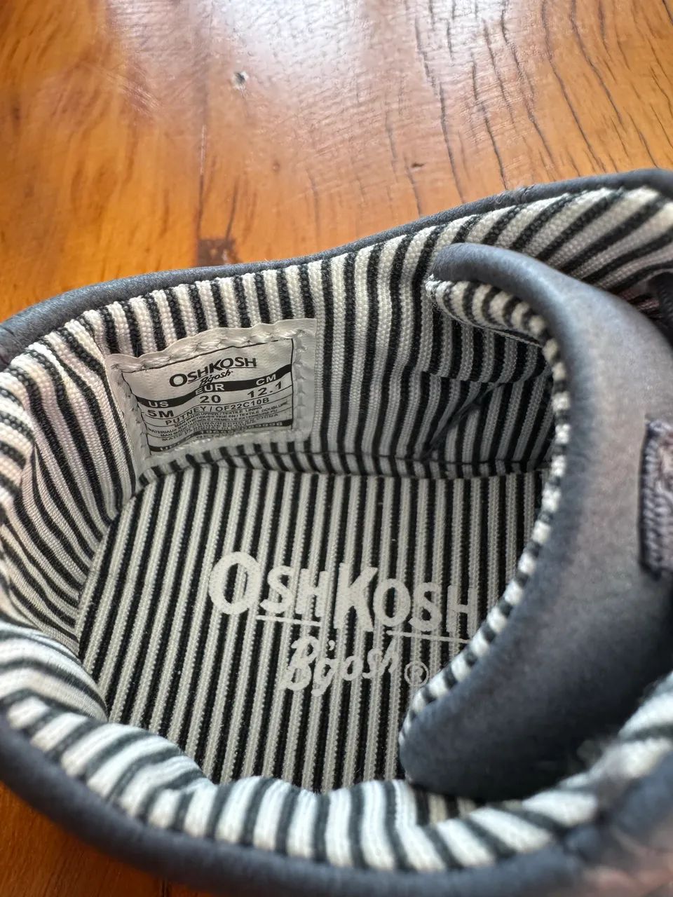 tênis infantil oshkosh azul navy 20 - Foto 3