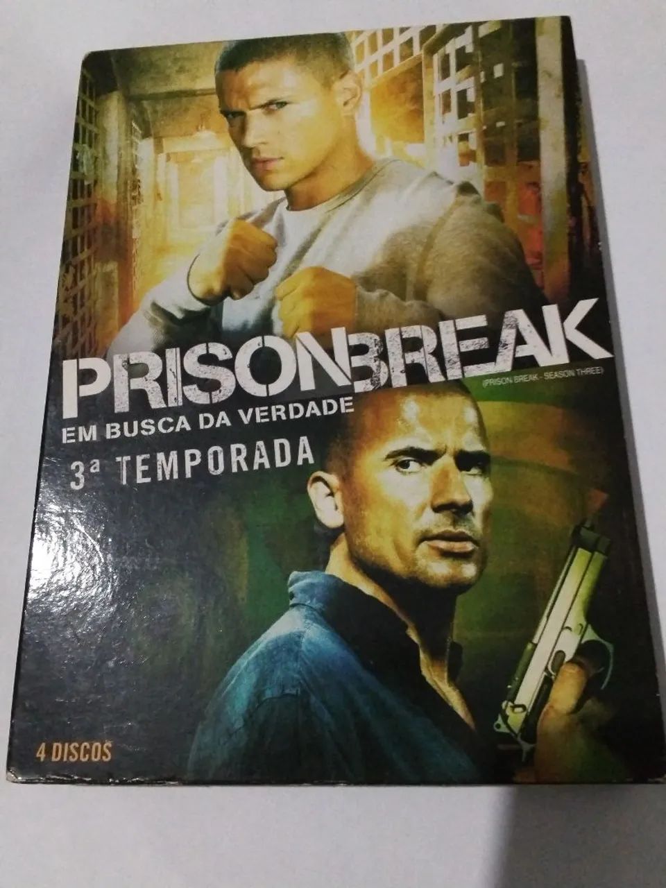 PriSon Break 3° Temporada 4 Discos (Novo) sem uso 