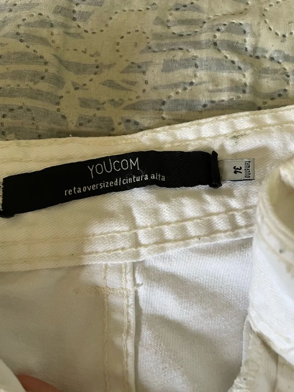 Calça Cargo Feminina Youcom Branca - Foto 4