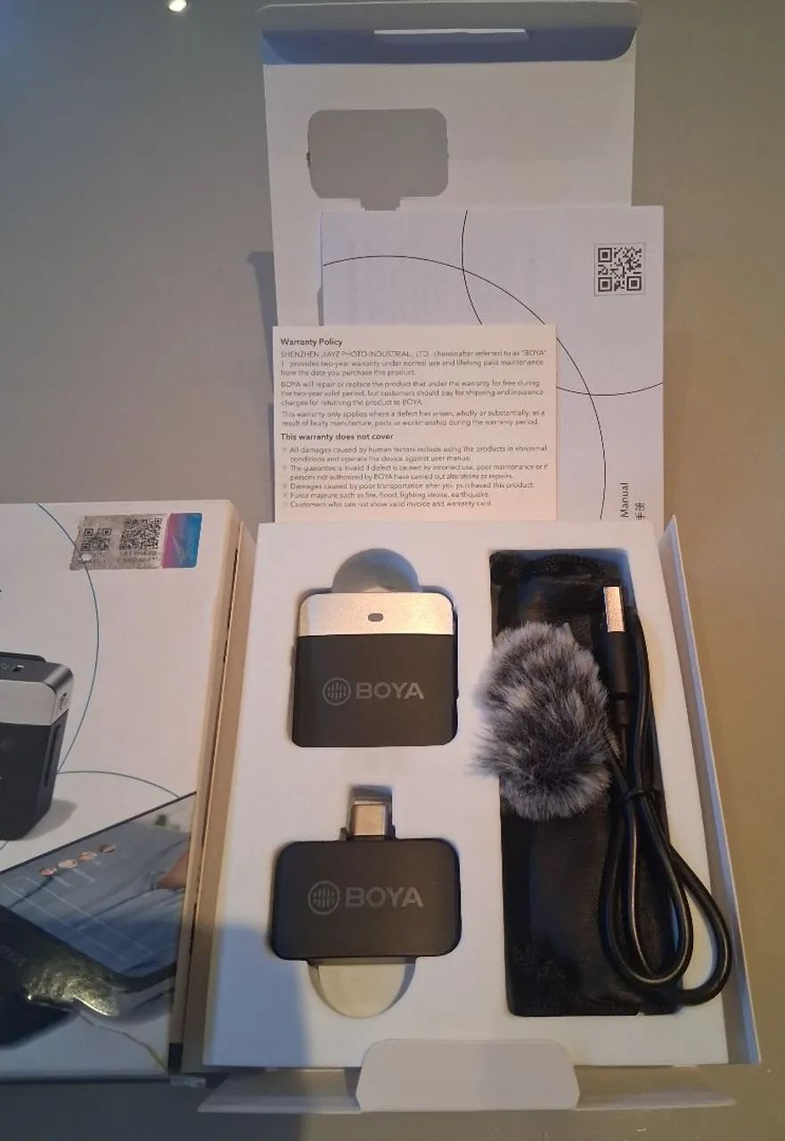 MICROFONE LAPELA BOYA M1LV NOVO - Foto 3