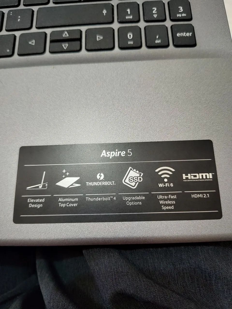 Notebook acer aspire 5 intel i5 12° ger linha H - Foto 3