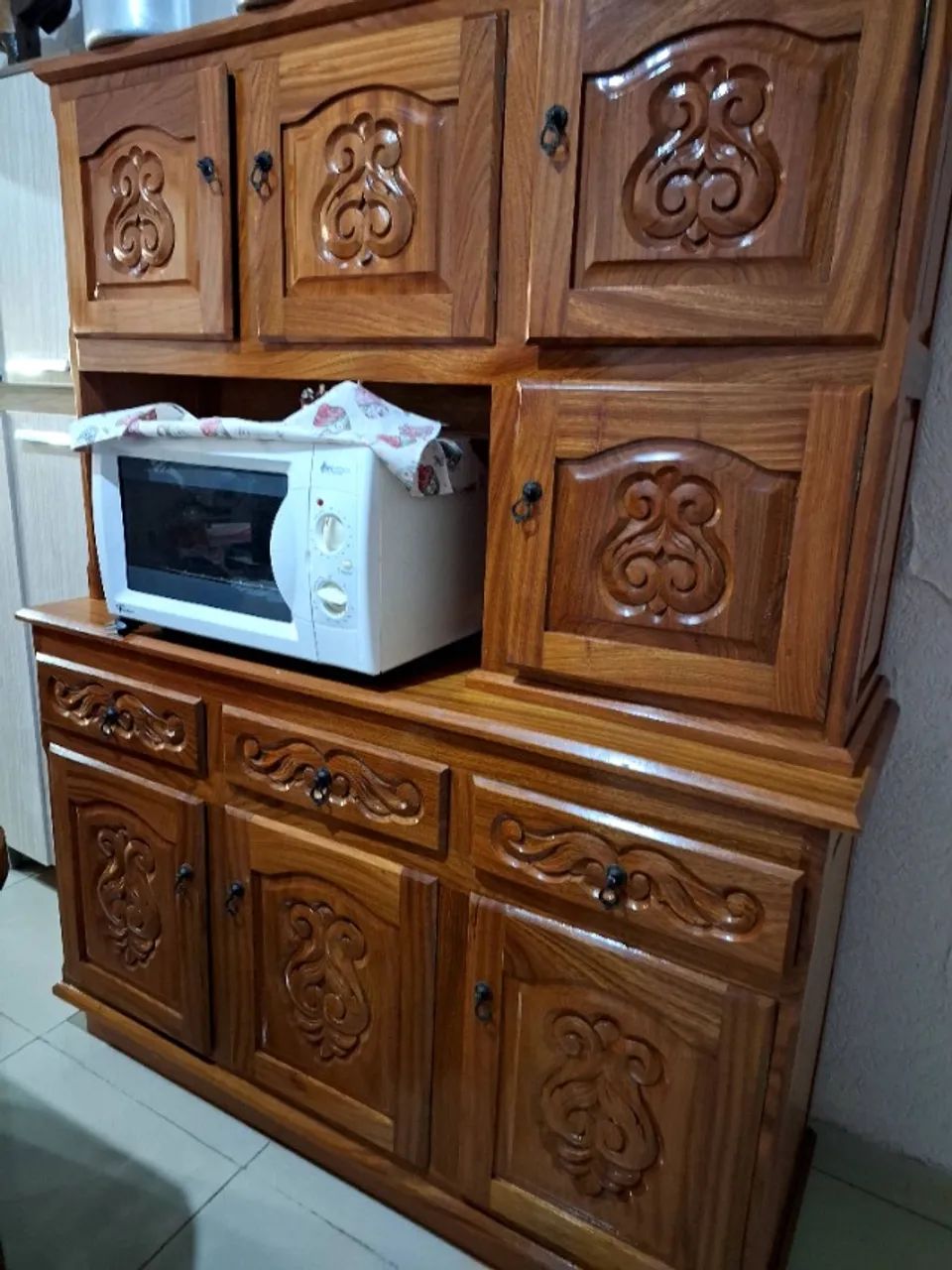 Jogo cozinha madeira - Foto 2