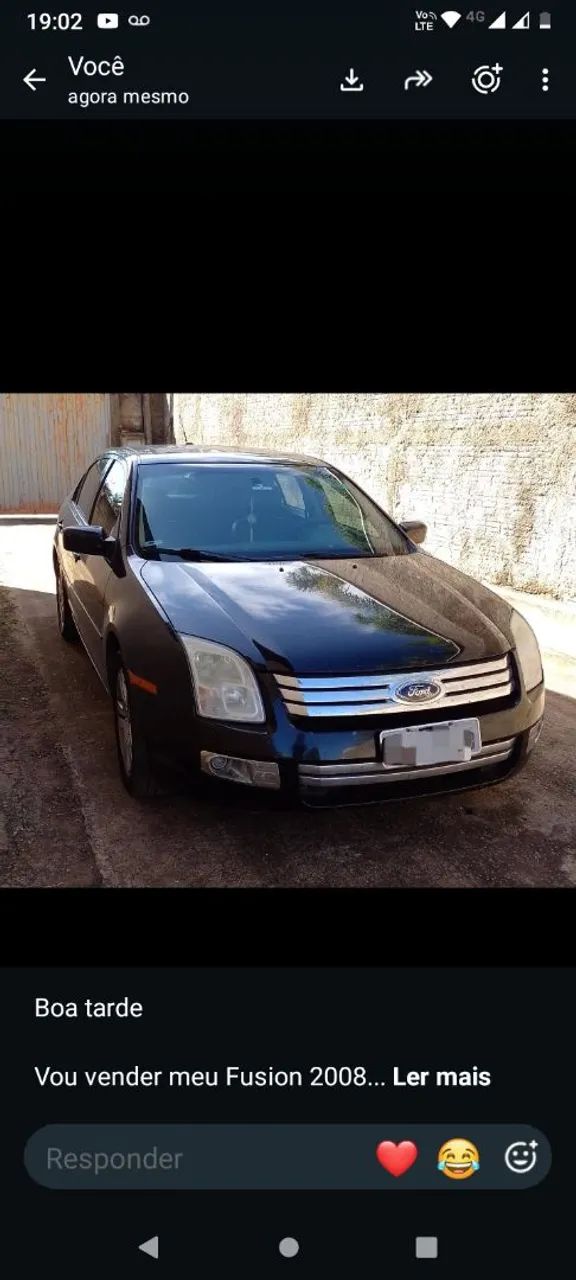 Ford Fusion SEL 2.3 16V 162CV AUT. 2008