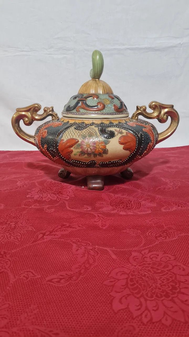 Lindo pote decoração estilo  satsuma.  - Foto 5