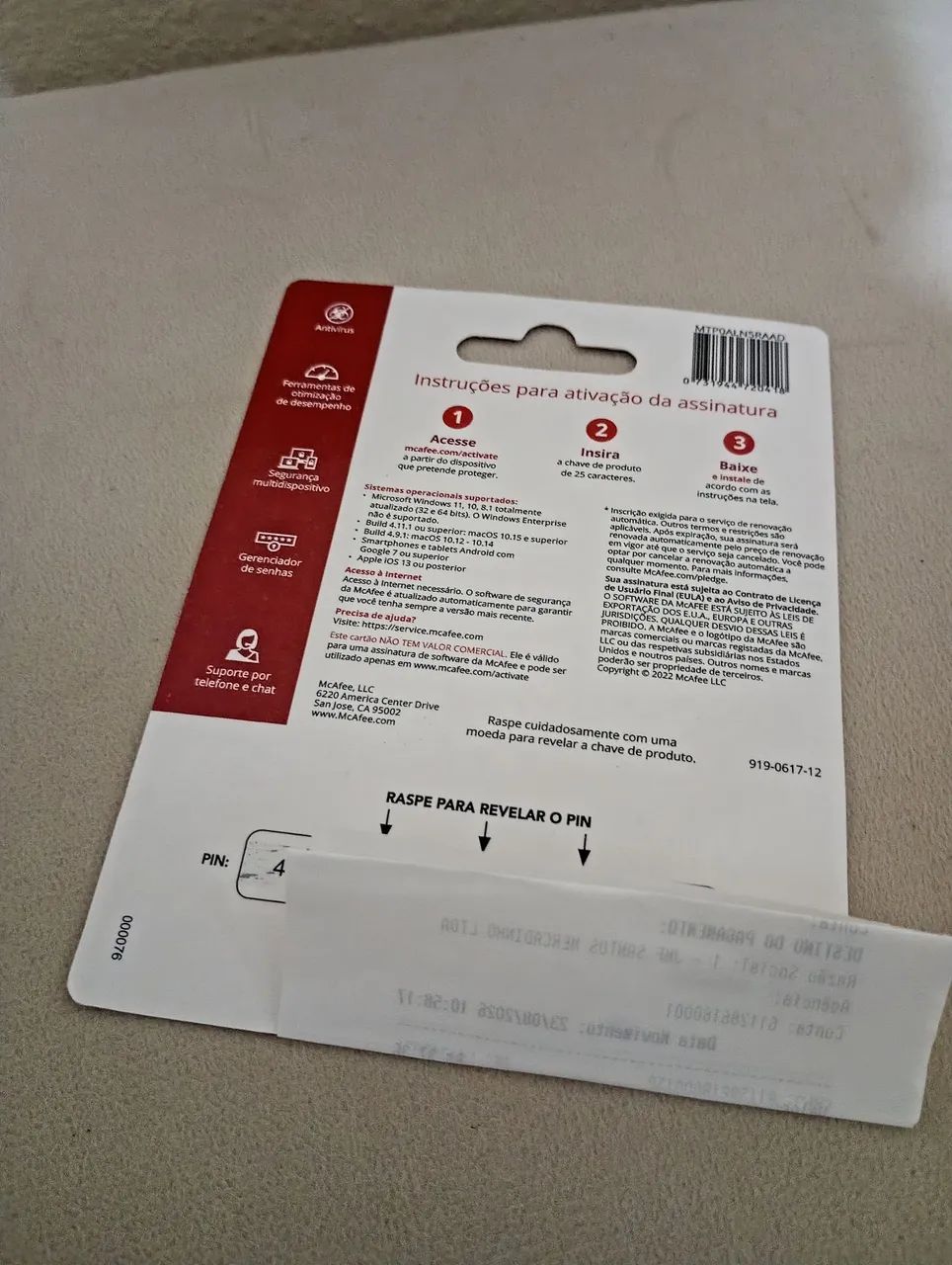Antivírus McAfee 5 Dispositivos - Foto 4