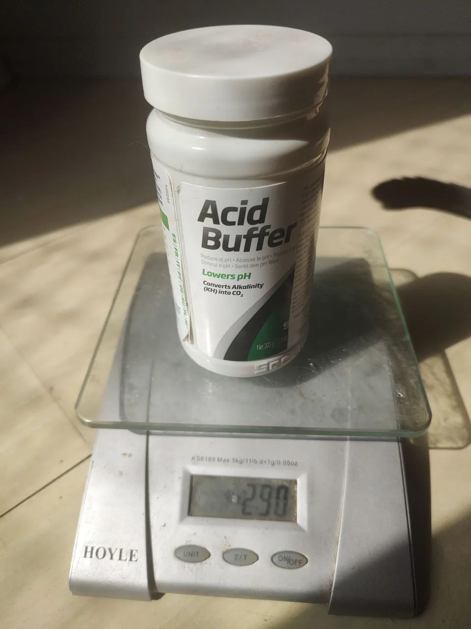 Acid buffer seachem
