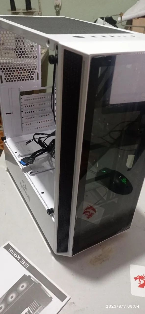 Gabinete Redragon Grapple Branco - Foto 5