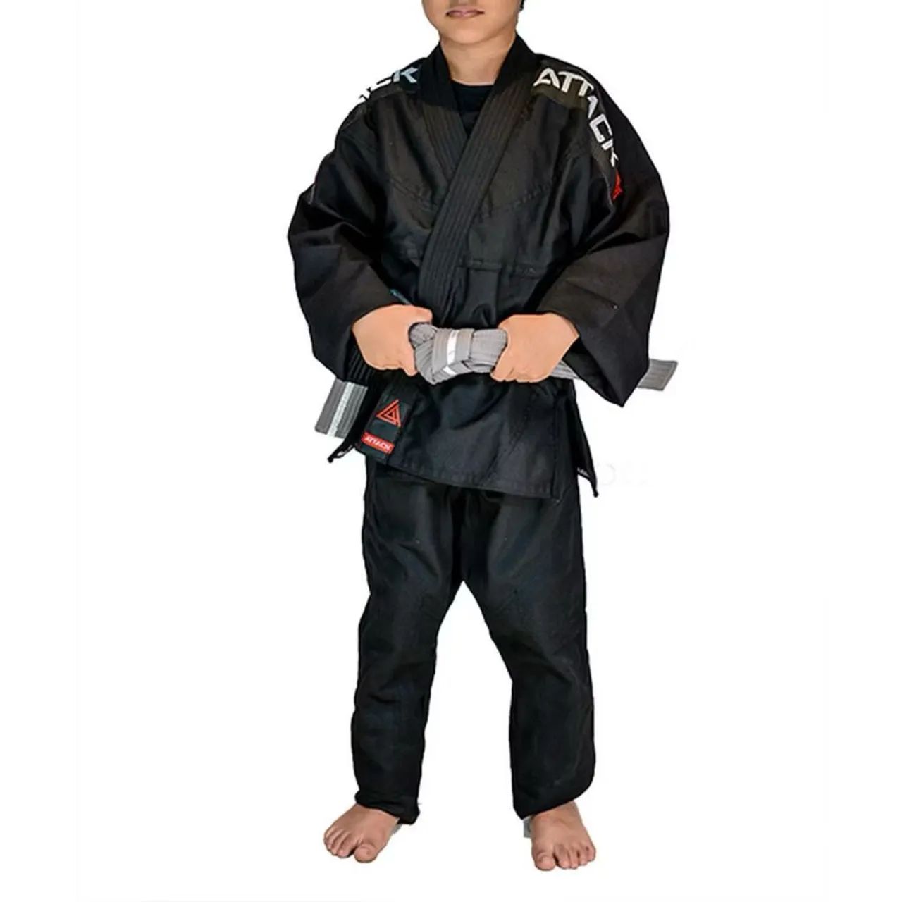 Kimono Infantil Jiu Jitsu / Judô + Faixa Branca - Foto 2