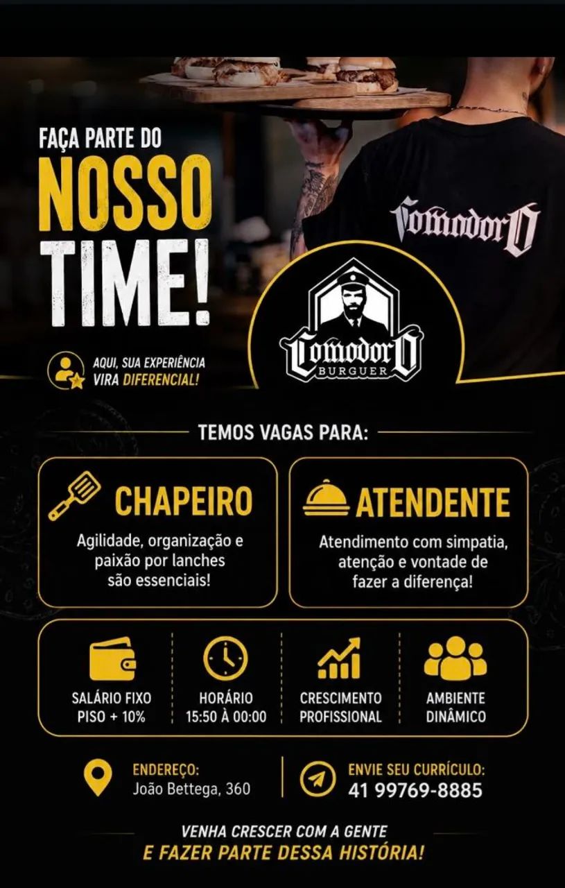 Temos vagas