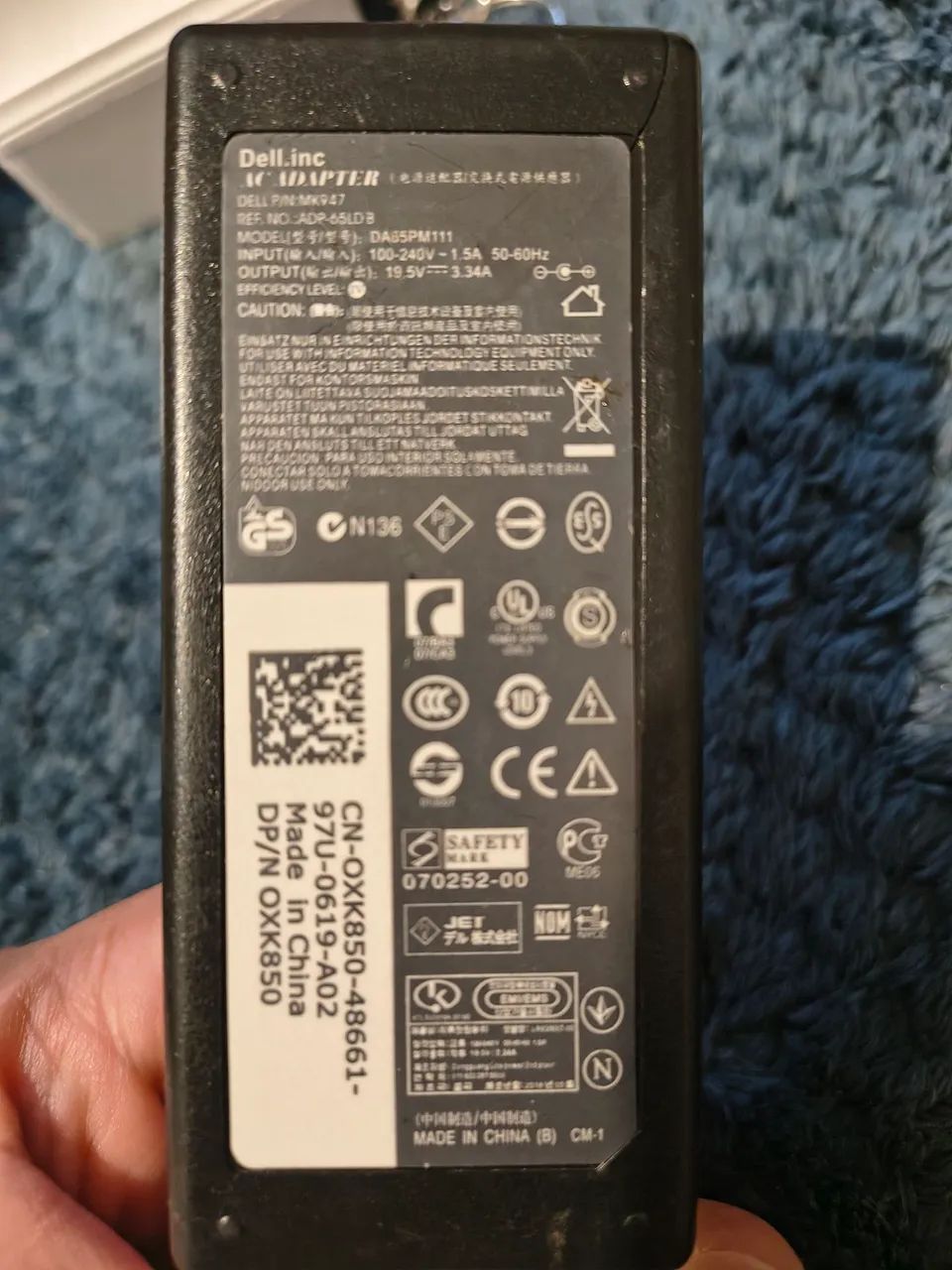 Fonte notebook Dell original 