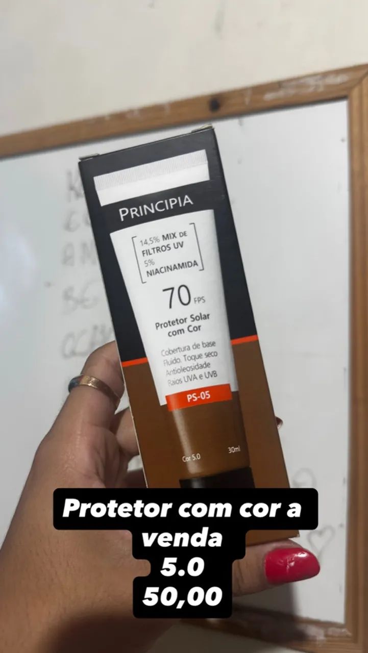 Protetor com cor 
