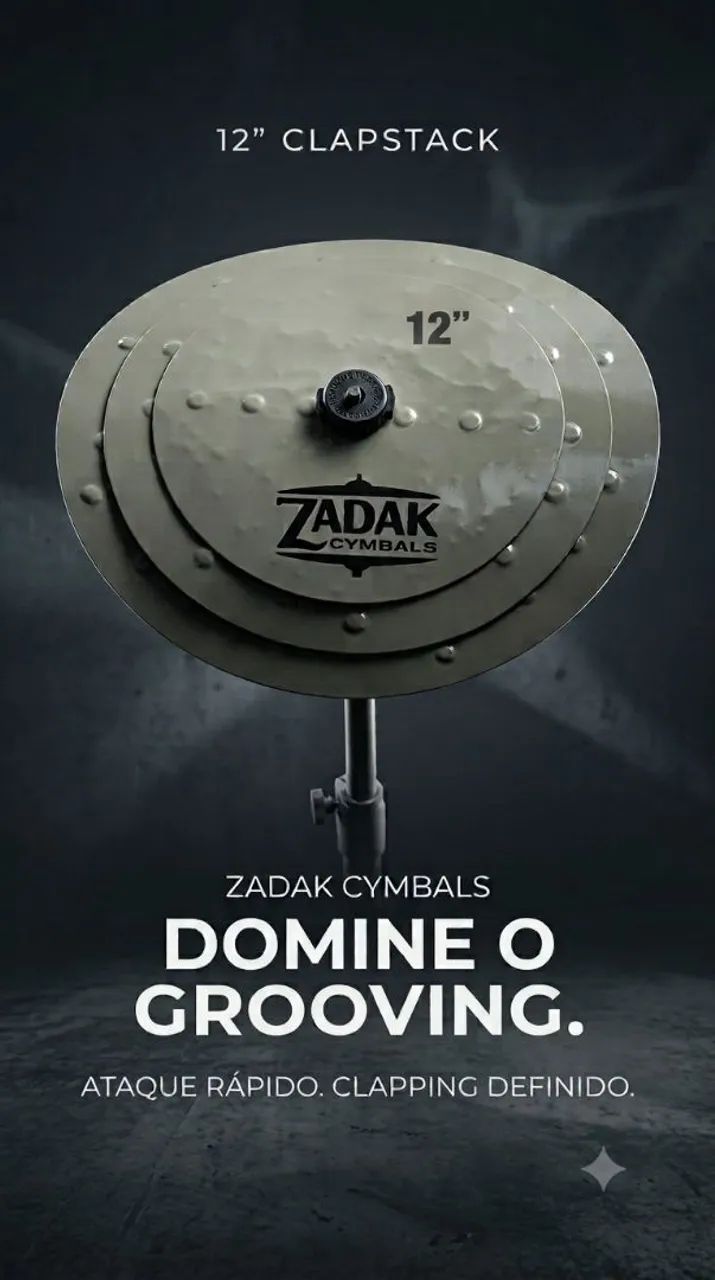CLAPSTACK 12" Zadak Cymbals 