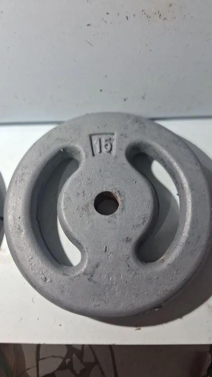 Vende_se 2 anilhas de 15kg cada