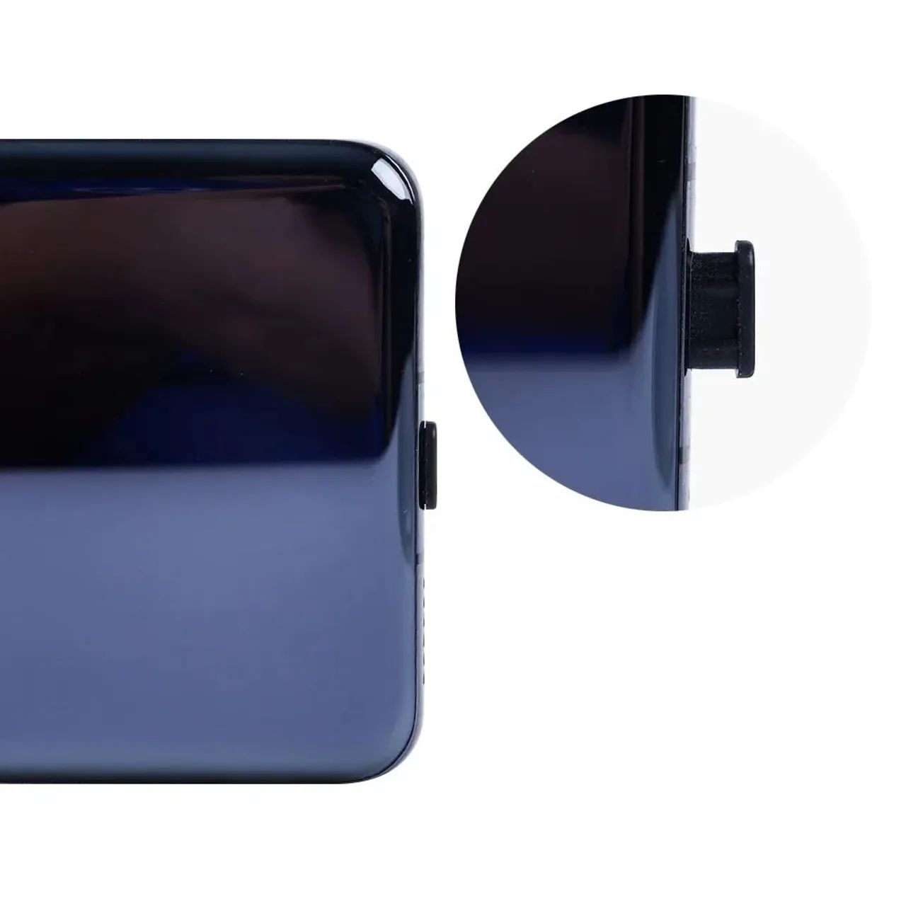 Plug para Celular anti poeira de silicone tipo C  - Foto 3