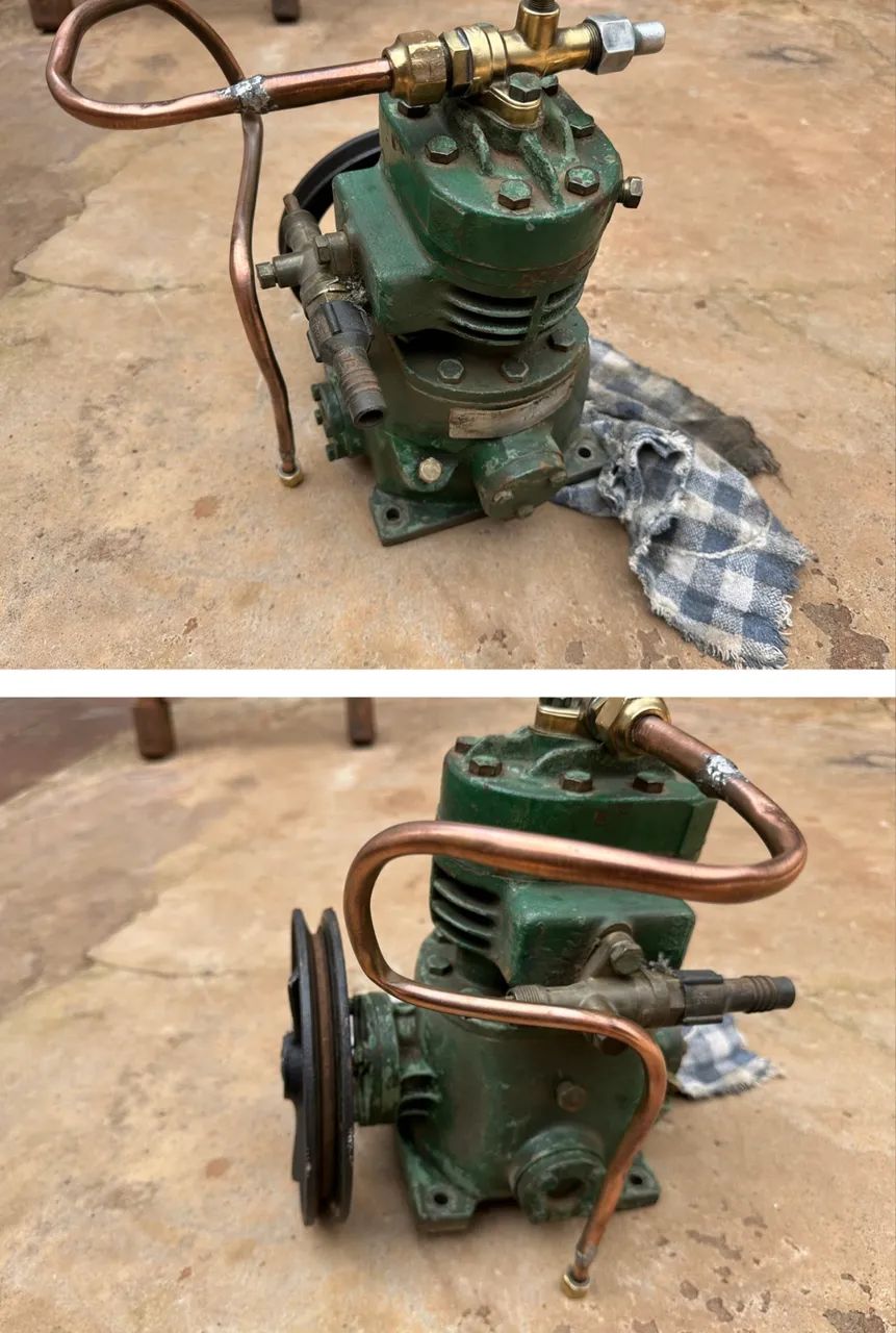 Cabeçote Compressor De Ar Bitzer Antigo - Usado E Funcionando - Foto 5