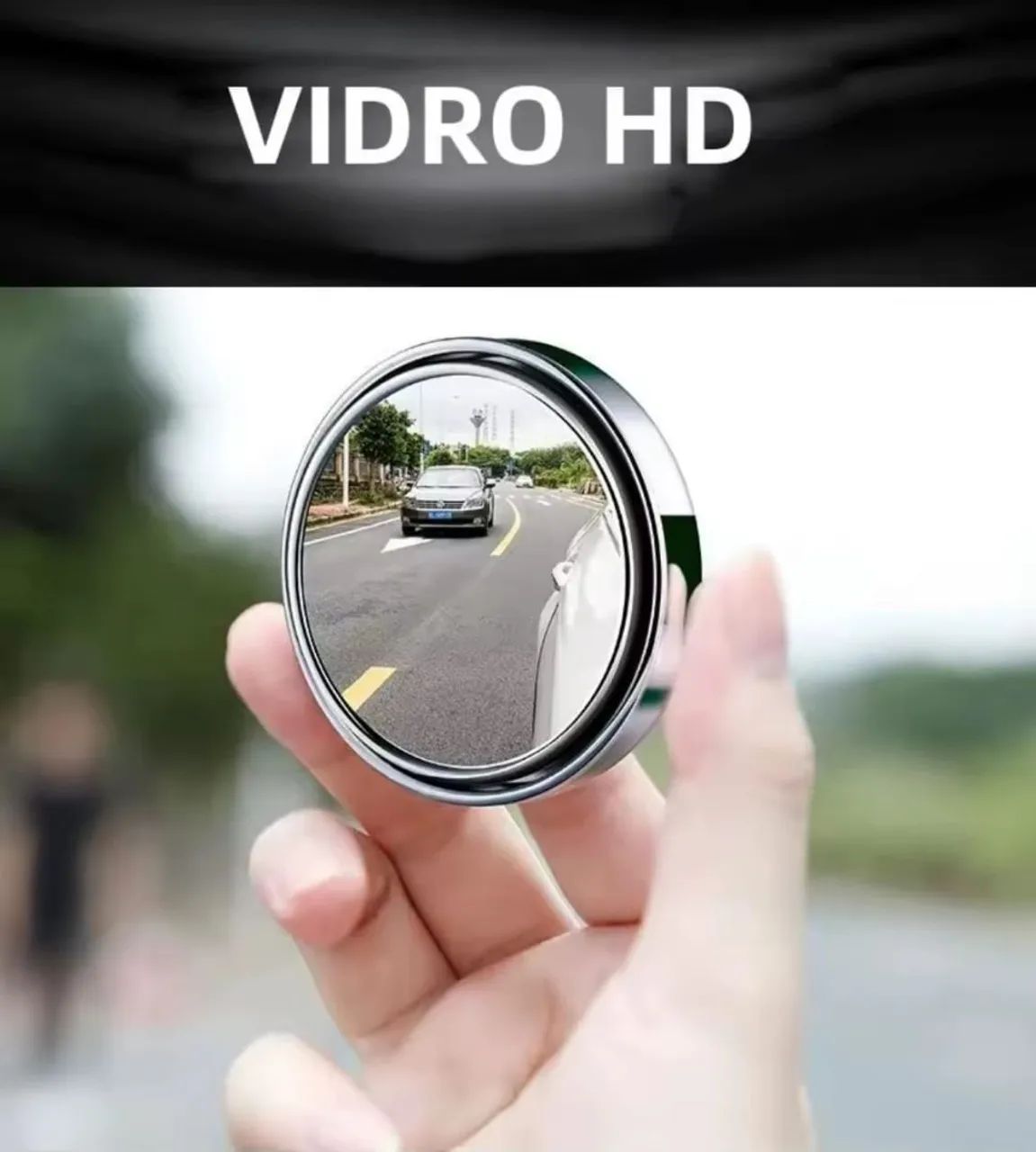 Espelho retrovisor ajustável 360 graus - Foto 6