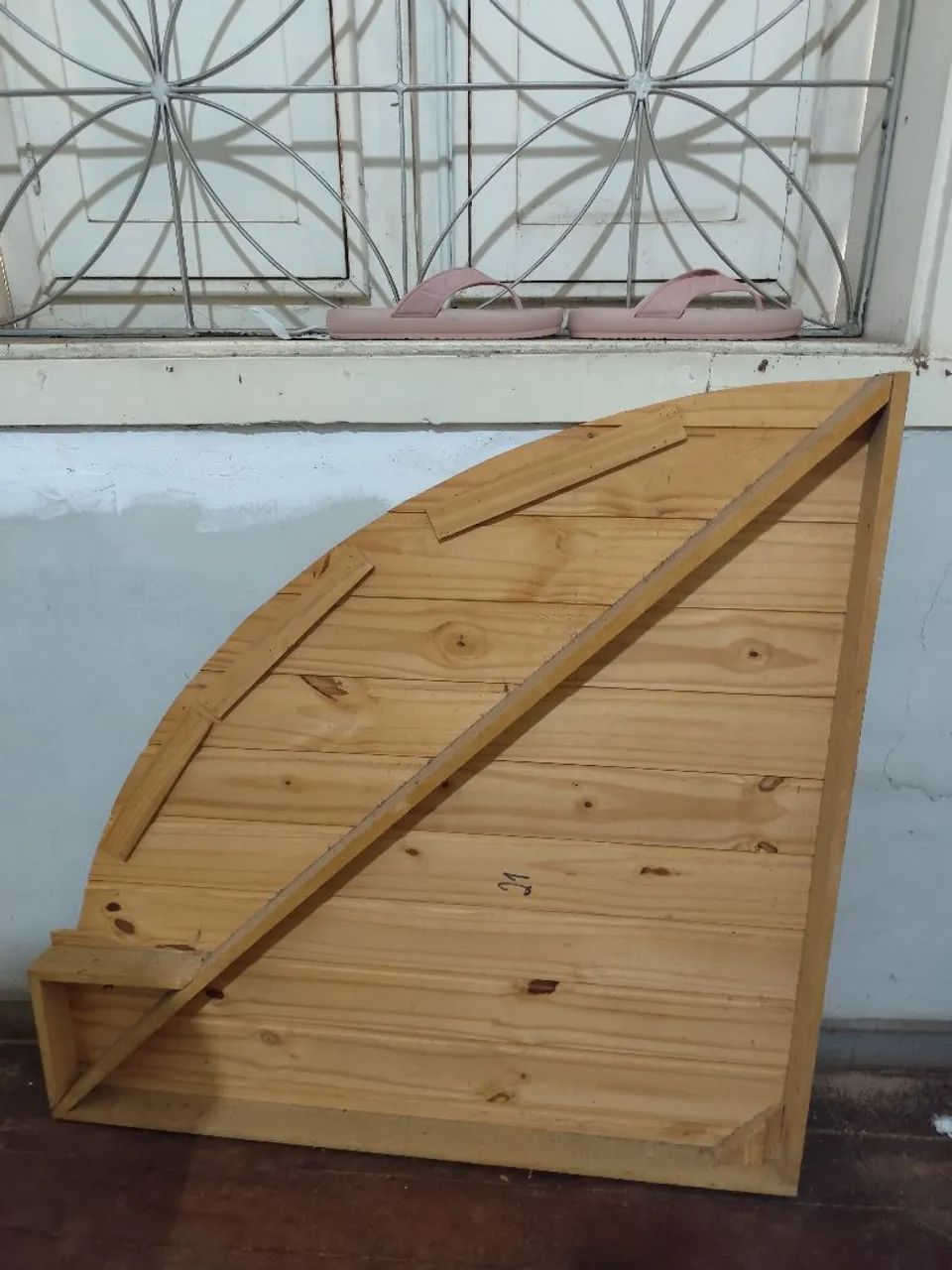 Painel redondo em pinus - Foto 2