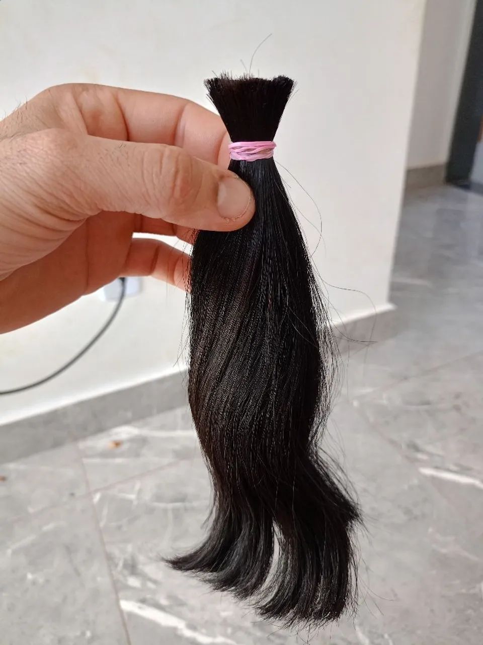 Cabelo humano preto  - Foto 5