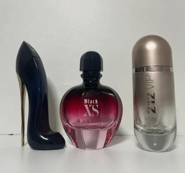 3 PERFUMES FEMININOS VAZIOS 