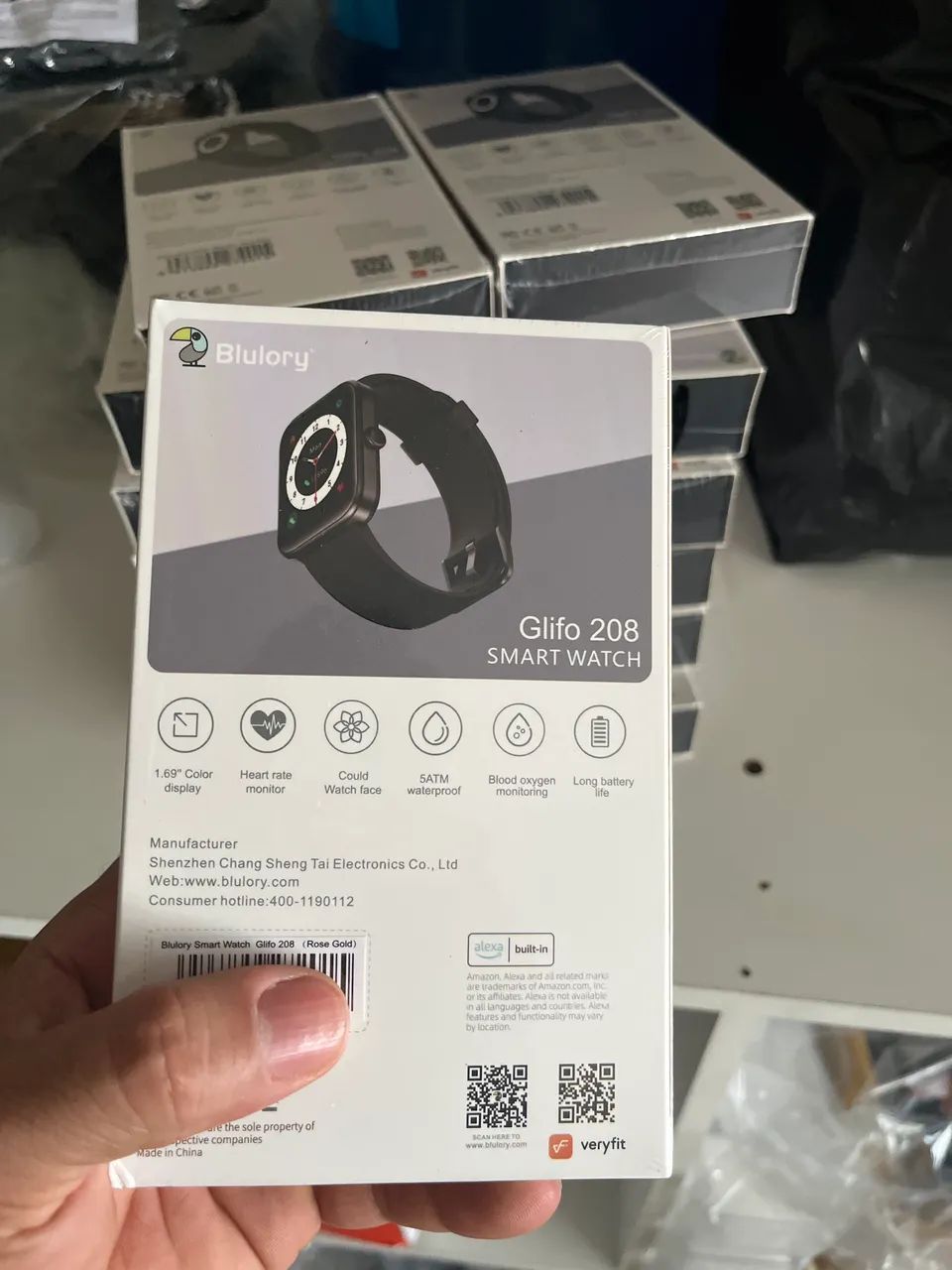Smartwatch Blulory 208 rose - Foto 3