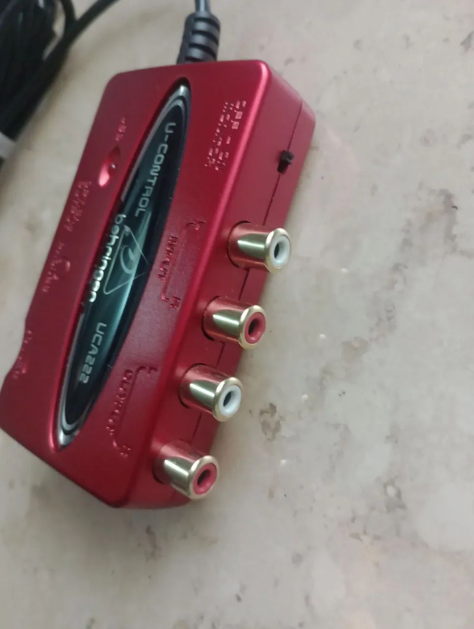 Interface de áudio placa de áudio Behringer UCA222 - Foto 3