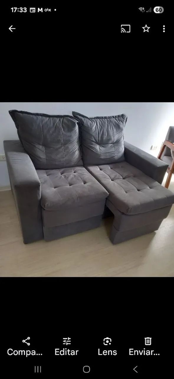 Sofá  3 lugares Mobly417563150469703682