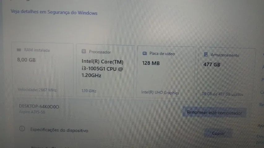 Notebook Acer Aspire - Foto 2