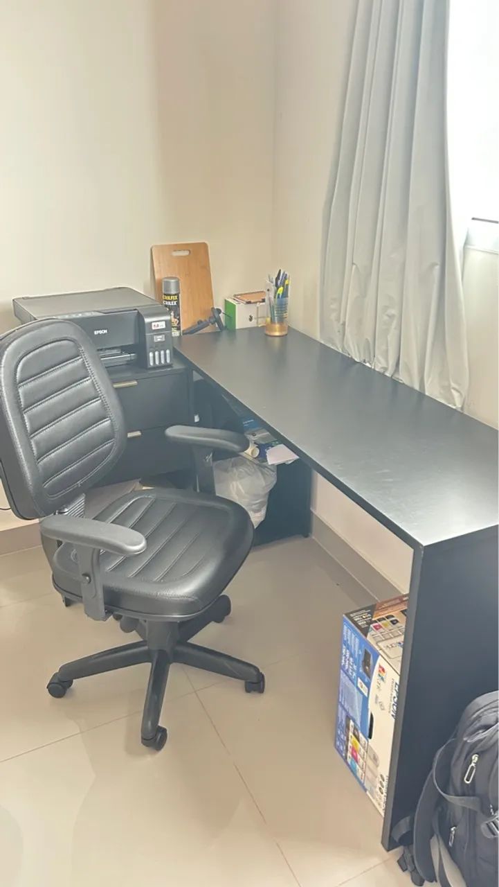 MESA L + Cadeira diretorzinho - Foto 3