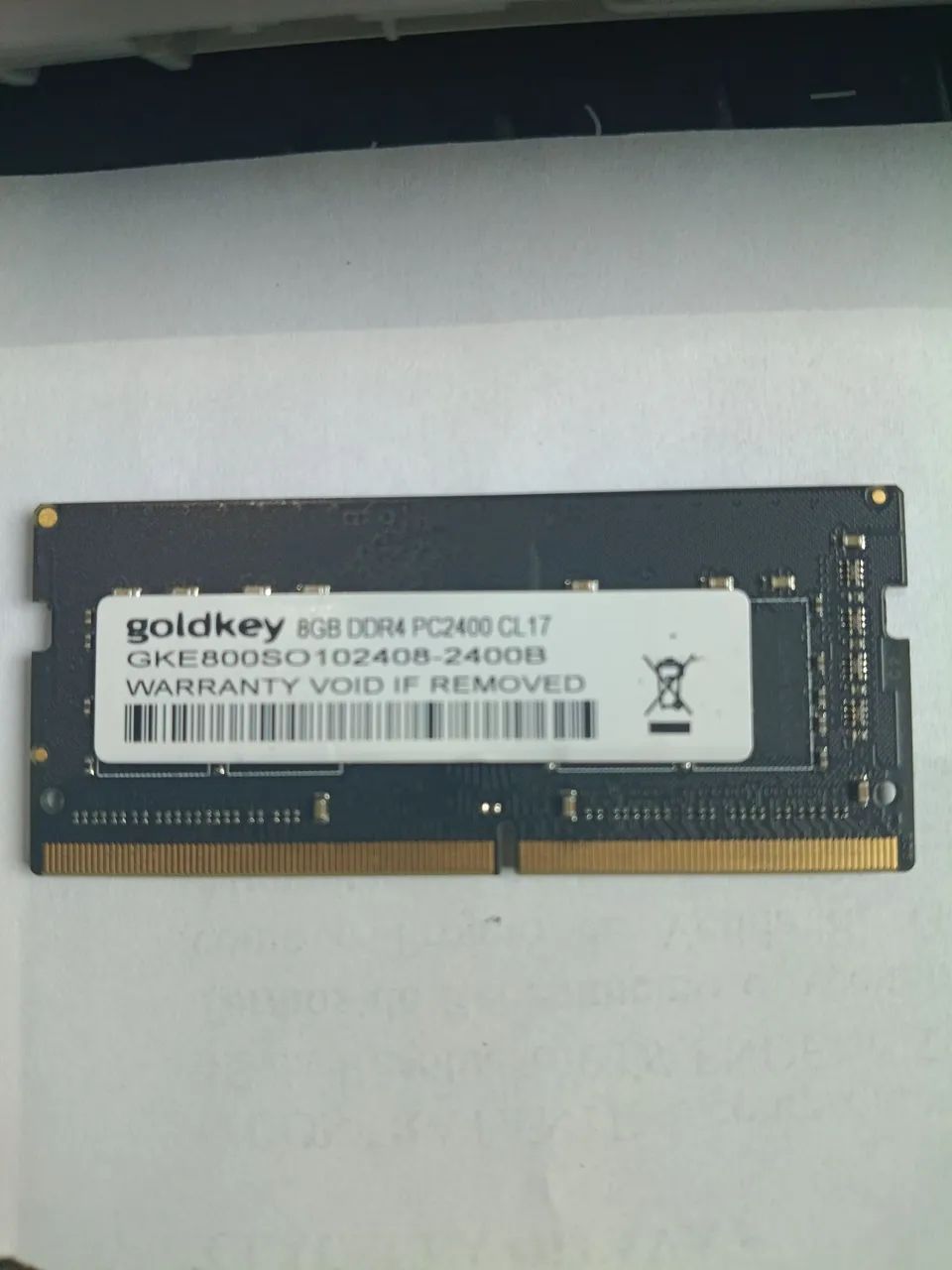 Vendo memória ddr4 8gb notebook funcionando perfeitamente 