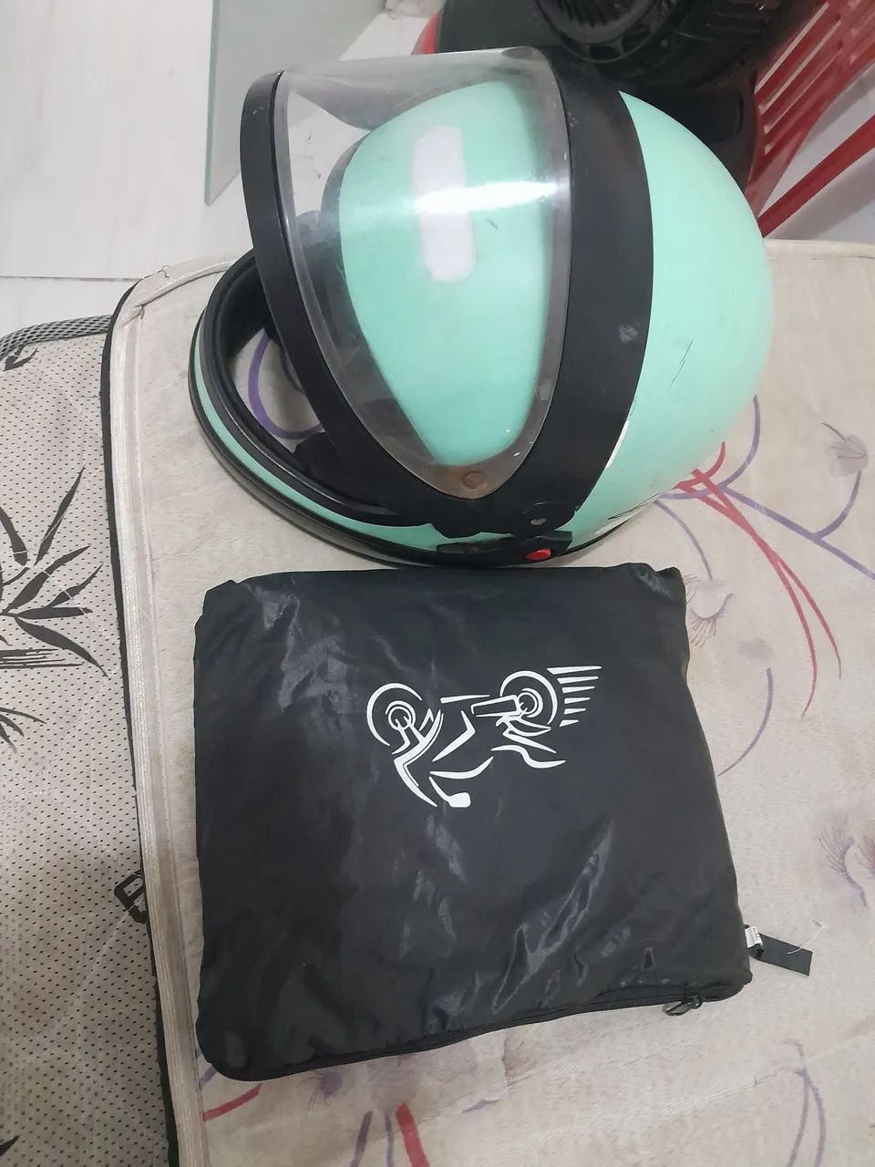 Ventilador capa de chuva e capacete - Foto 4