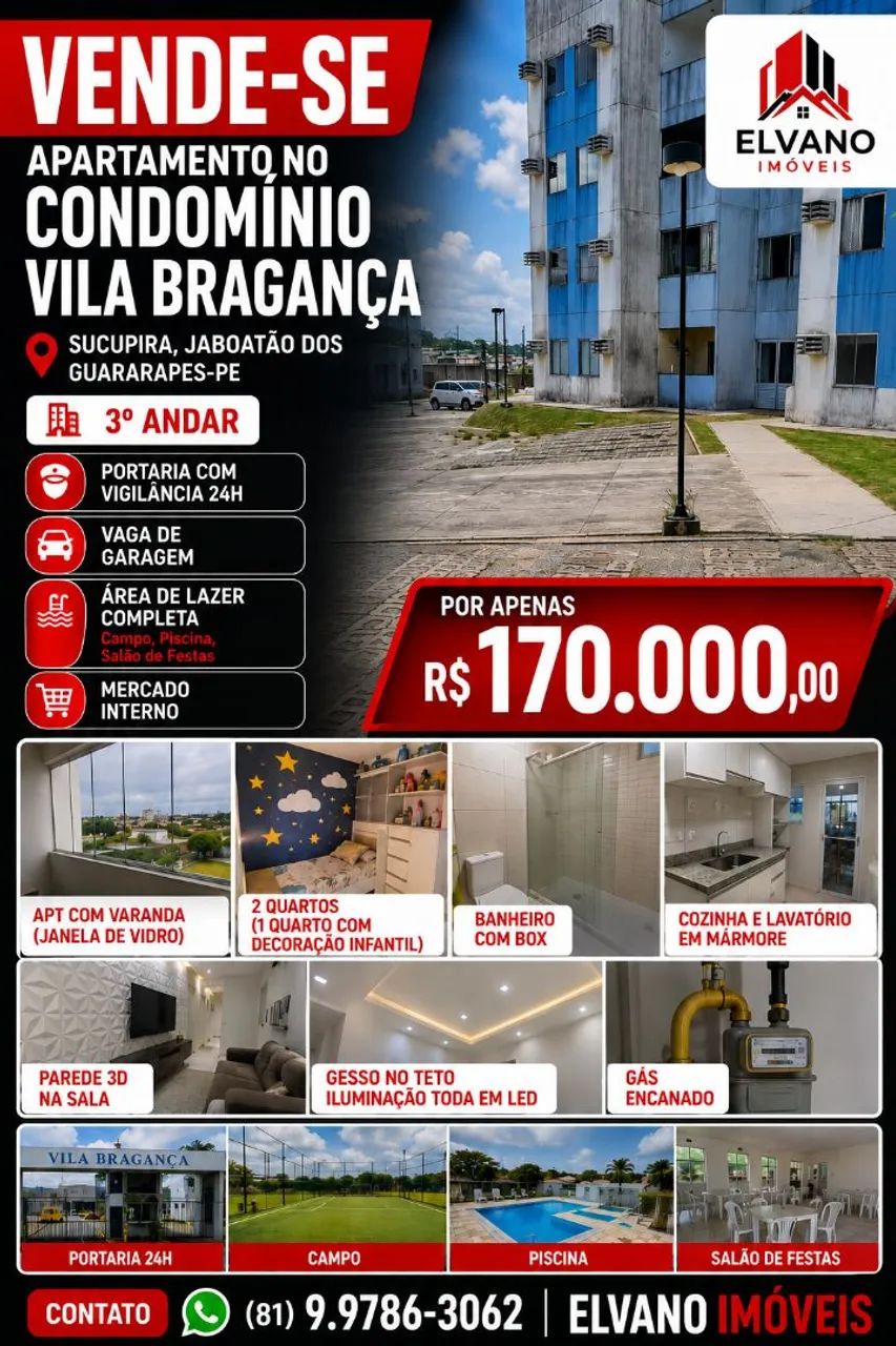 Apartamento em Jaboatão dos Guararapes