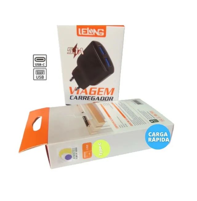 Carregador Rápido 5.1A Type-C Lelong - Foto 4