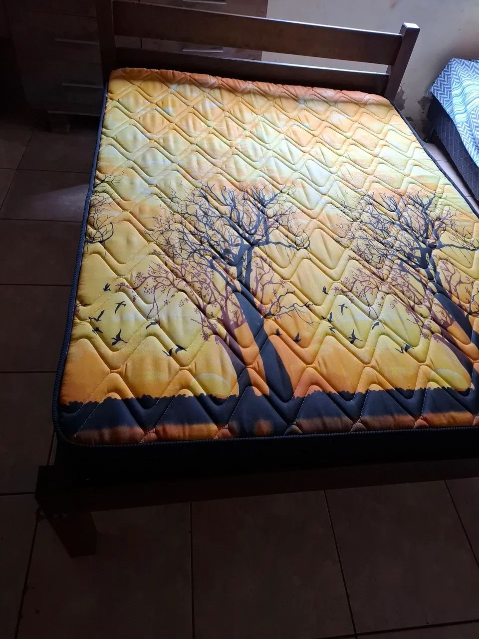 Cama madeira com colchão  - Foto 5