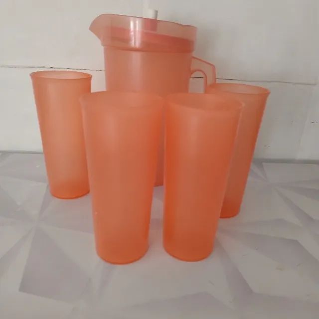 Barato! Kit Jarra e copos, Tupperware! 