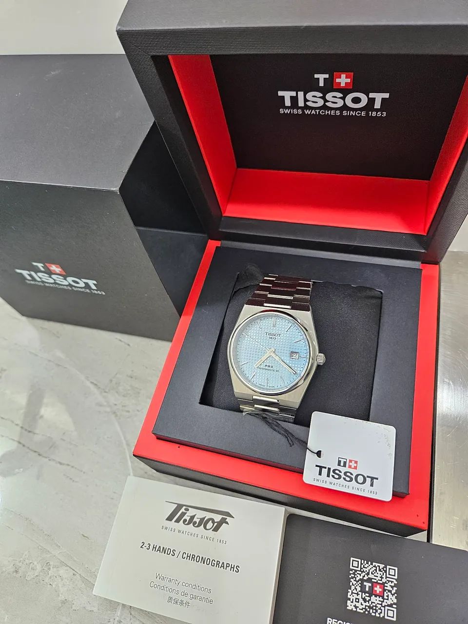Relógio Tissot PRX automático (Novo)