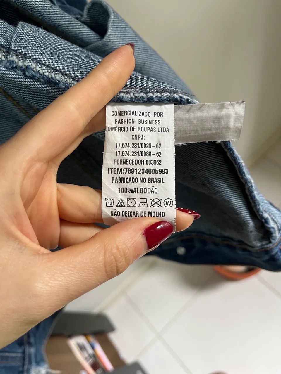Jaqueta jeans ovesized feminina  - Foto 5