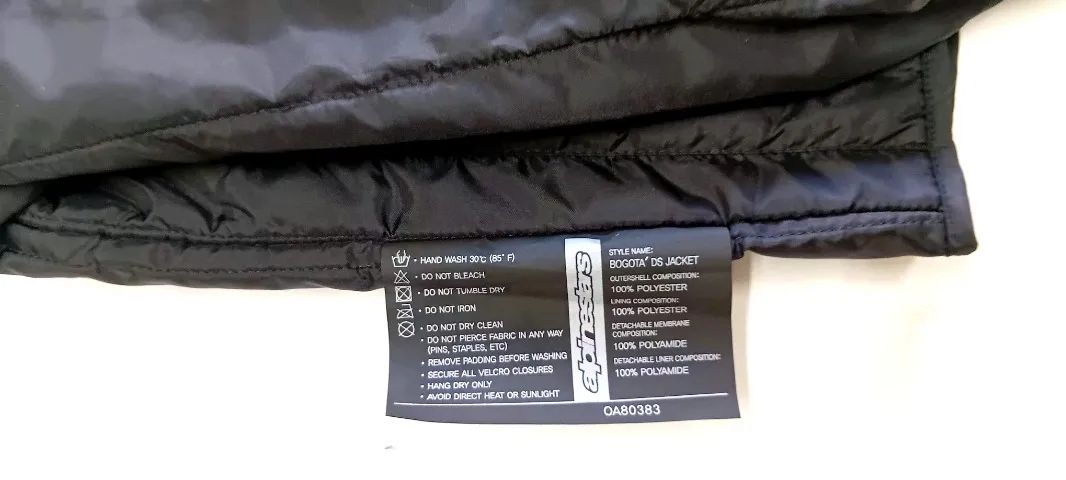 Forro Térmico Alpinestars Bogotá DS Jacket - Tam. M - Original - Foto 2