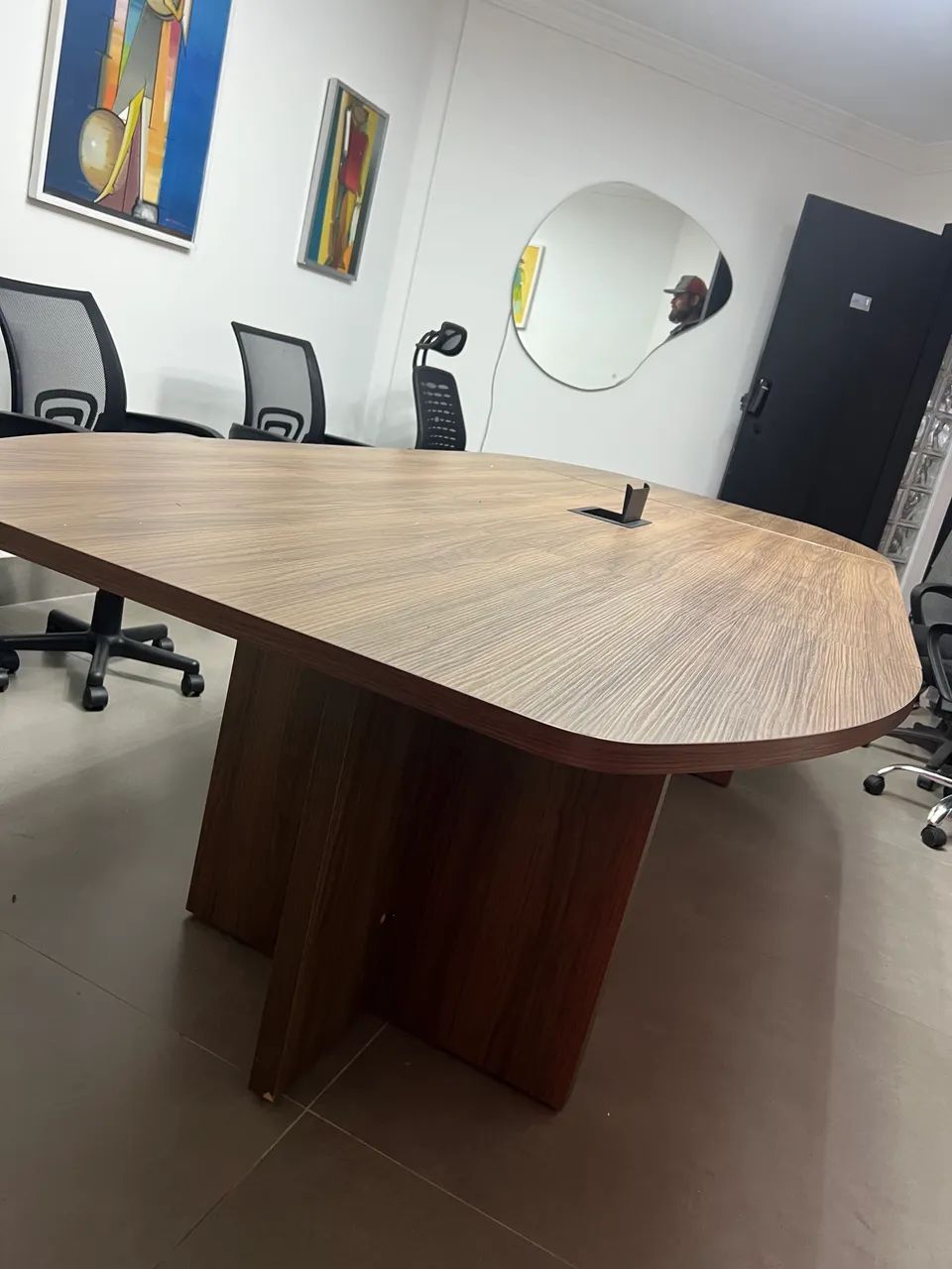 Mesa Semi-oval para negócios - Foto 3