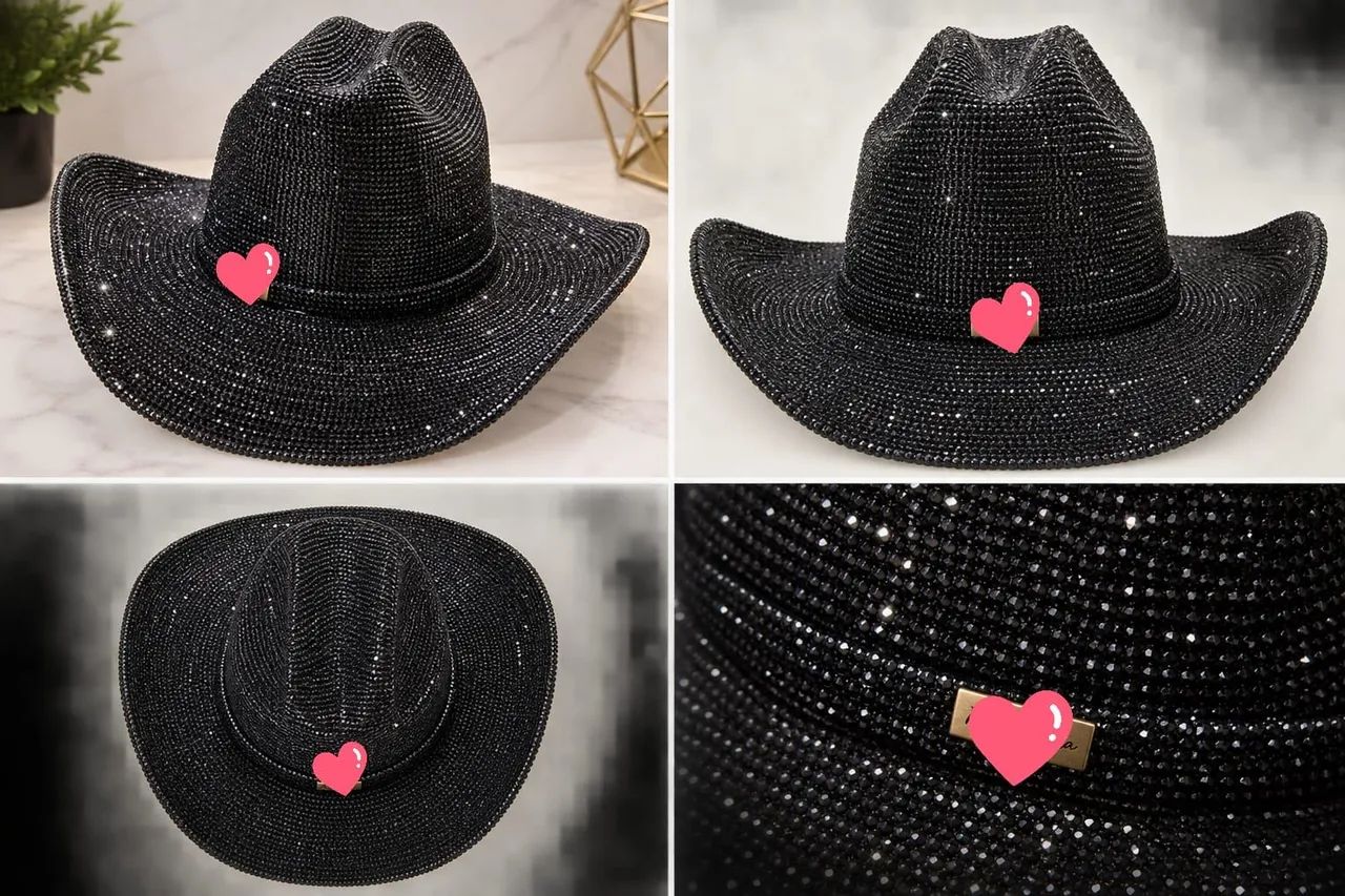 Chapéu Diamante negro