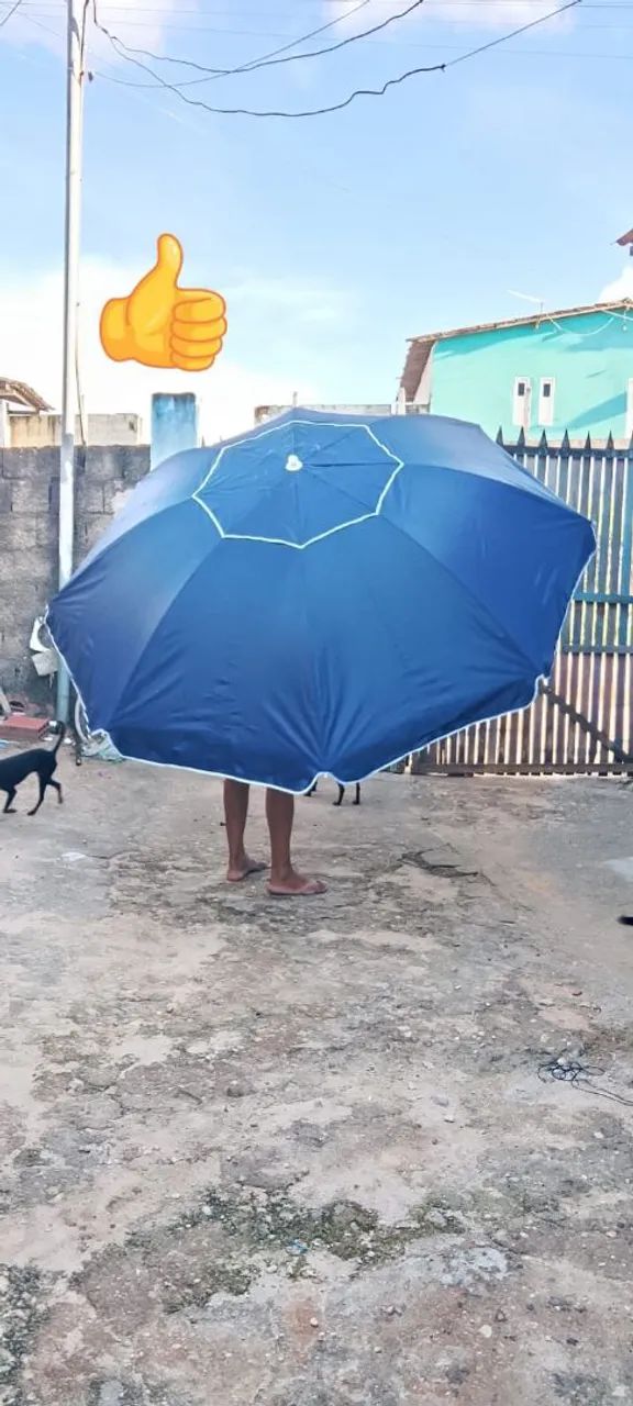 Guarda-Sol Gigante 2,40m Premium Articulado, pronta entrega proteção garantida  ; ) - Foto 5