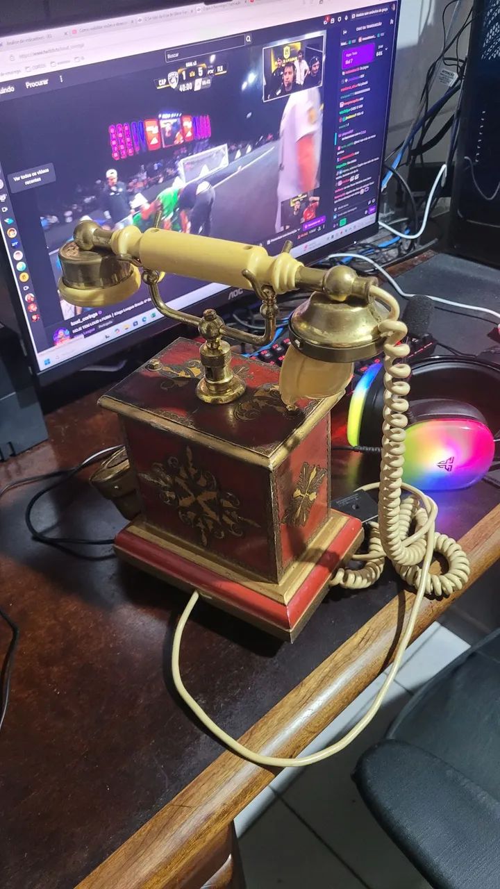 Telefone antigo vintage  - Foto 6