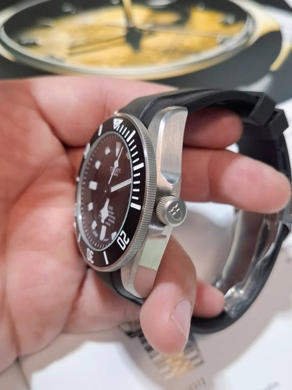 Relógio TUDOR GENEVE - AUTOMÁTICO  - PELAGOS PULSEIRA DE BORRACHA  - Foto 5