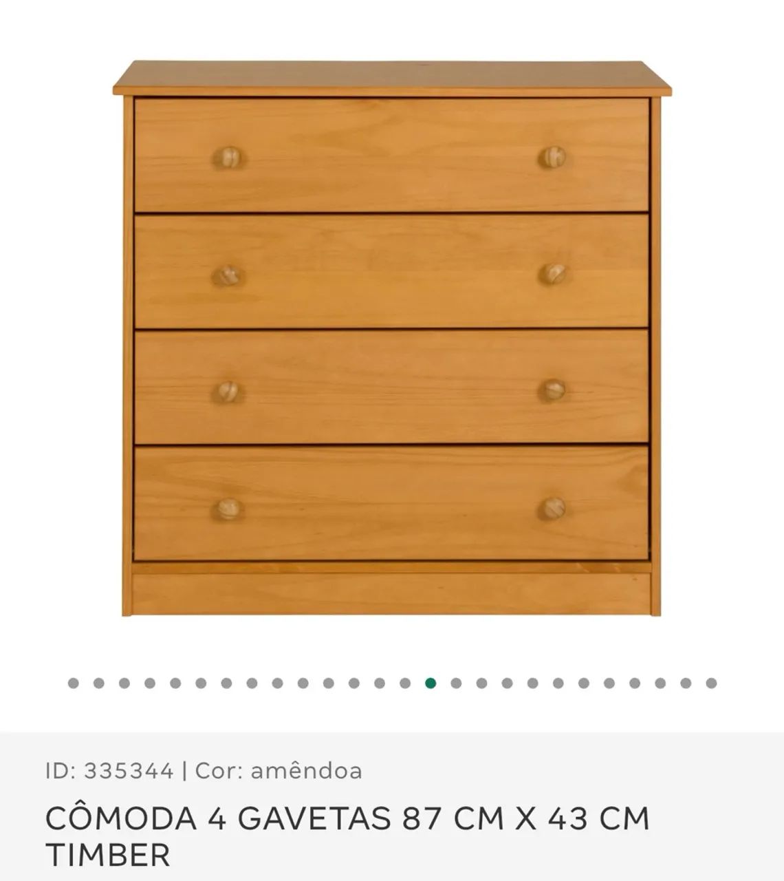Cômoda Timber Tok Stok  - Foto 4