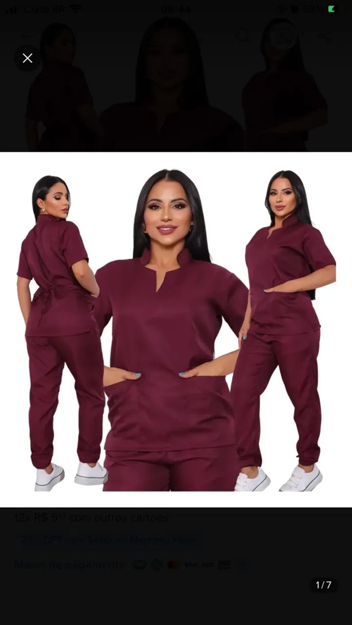 Vendo scrub e jaleco  - Foto 2