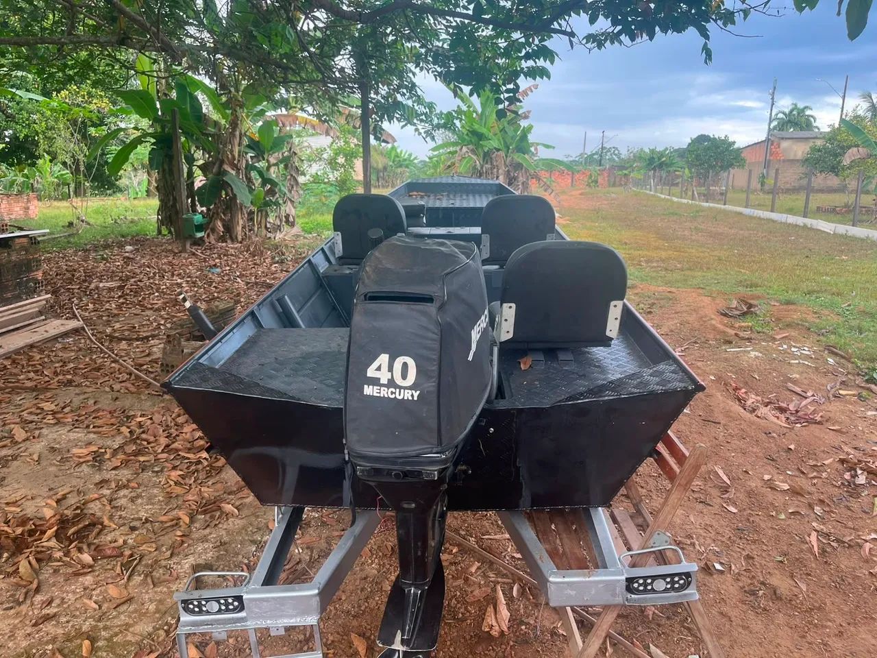 Kit Completo Barco, Carretinha e Motor - Foto 4